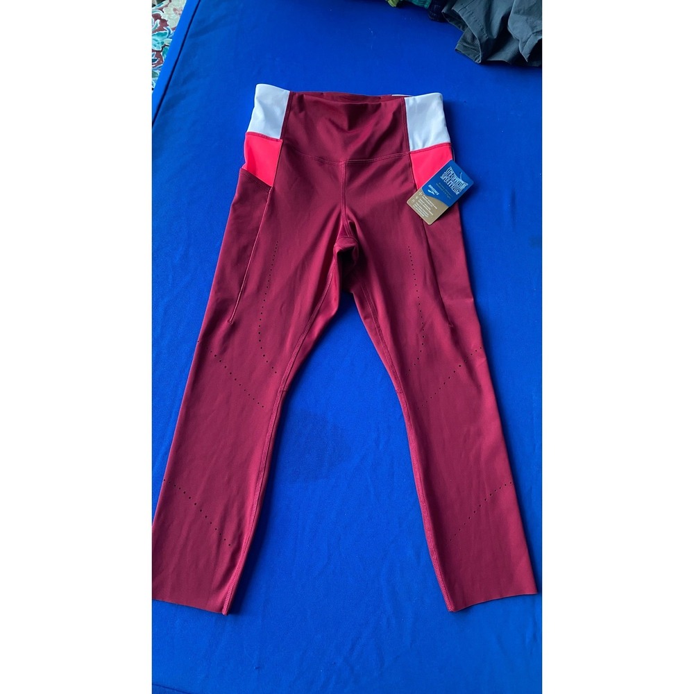 Brooks Method 3/4 Tight Razzmatazz Pink Running Leggings Womens Small 221522 NEW